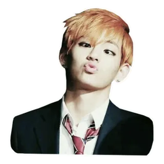 🐯 V K-pop, cantante, maschio, idol, BTS, V, Kim Taehyung telegram sticker