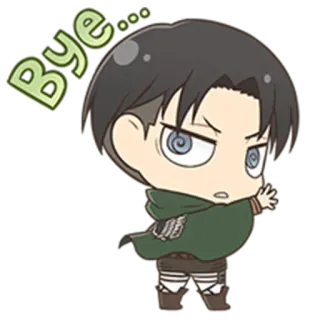 Attack on Titan Chimi-Chara Ver telegram stickers