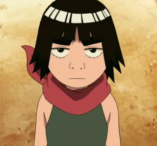🌌 Rock Lee Naruto anime, manga, Rock Lee, Naruto, ninja, character telegram sticker