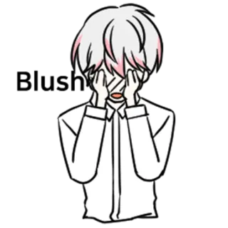 😳 アニメ, 漫画, キャラクター, 悲しい, 泣く, イラスト telegram sticker