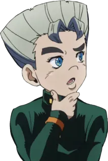 🤔 Koichi Hirose JoJo's Bizarre Adventure Anime, Koichi, Jojos bizarre Abenteuer, Charakter whatsapp sticker