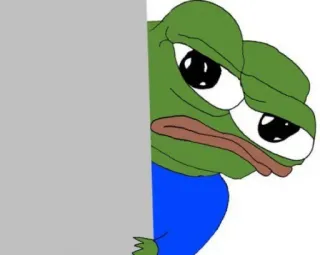 😐 Pepe the Frog Pepe la Rana, Meme, Meme de Internet, Rana, Personaje, Dibujo animado telegram sticker