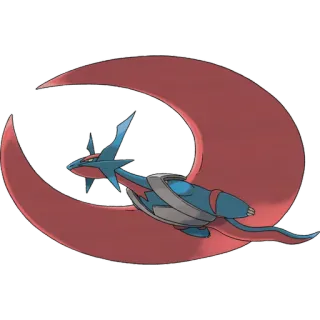 🐉 Salamence Pokémon pokemon, dragon, flying, salamence, monster, game, blue telegram sticker