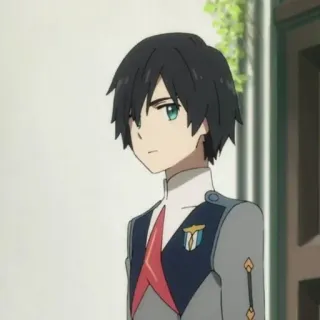🍓 Hiro Darling in the Franxx Anime, Personnage, Hiro, Darling in the Franxx, Animation telegram sticker