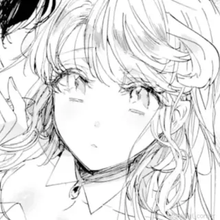 🥺 Anime, Dziewczyna, Manga, Ilustracja, Portret, Sztuka telegram sticker