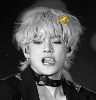 🦋 V K-pop, Idol, Musica, Cantante, Corona telegram sticker