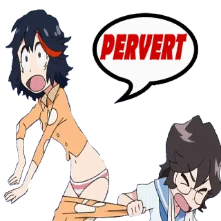🤬 PERVERT Anime, Aufkleber, Pervers telegram sticker