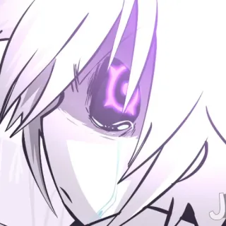 🌸 Anime, Manga, Pianto, Occhio, Triste telegram sticker