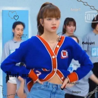 ❥LISA✦ @BlackPink_Stickerr4 ✮ whatsapp stickers