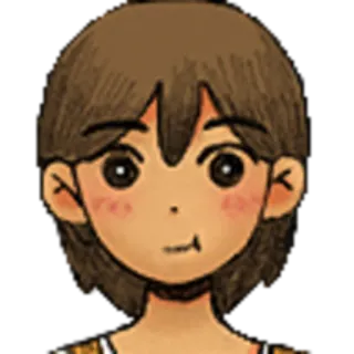 🙂 Basil OMORI วิดีโอเกม, ตัวละคร, เพื่อน, อารมณ์, อนิเมะ telegram sticker