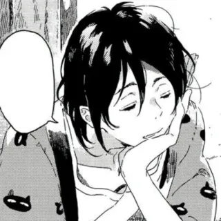 🌼 Anime Stil, Manga, Cartoon, Charakter, Junge, Illustration, Kunstwerk telegram sticker