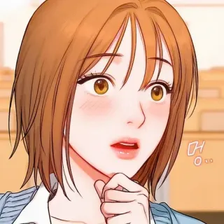 🥀 머 mujer, dibujo animado, sorpresa, expresión, lindo telegram sticker