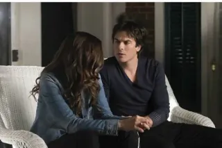 🎭 The Vampire Diaries couple, tv show, romance, vampire, drama telegram sticker