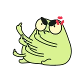 🖕 中指, 侮辱的, 漫画, 失礼, ジェスチャー telegram sticker
