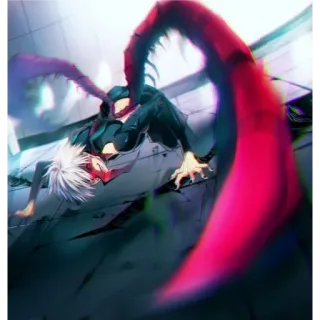 😈 Ken Kaneki Tokyo Ghoul 动漫, 漫画, 恐怖, 怪物, 喰种, 东京喰种 telegram sticker