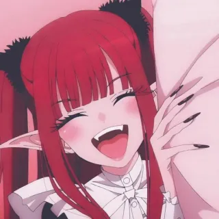 😄 anime, cute, girl, elf, vampire, maid telegram sticker