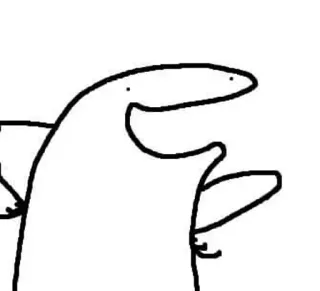 ☁️ florkofcows, персонаж, стикер, мем, смешной, мультфильм whatsapp sticker