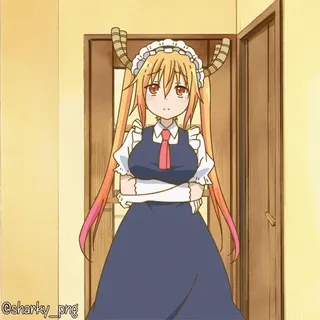 ❓ Tohru Miss Kobayashi's Dragon Maid telegram sticker
