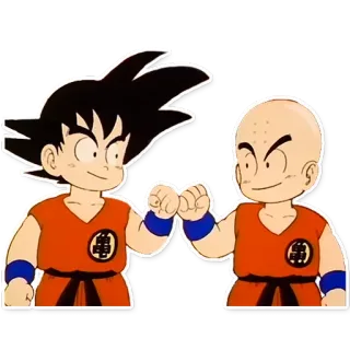 👊 Goku Anime, Freundschaft, Cartoon, Goku, Anime Sticker telegram sticker