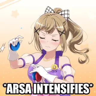💃 *ARSA INTENSIFIES* Anime, Intensiviert sich, Jojo, Cartoon whatsapp sticker