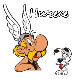😫 Asterix Hurece 만화, 만화책, 개, 아스테릭스, 오벨릭스 telegram sticker