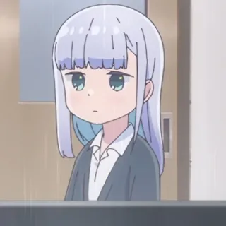 🍁 Anime, Mädchen, traurig, süß, Charakter telegram sticker