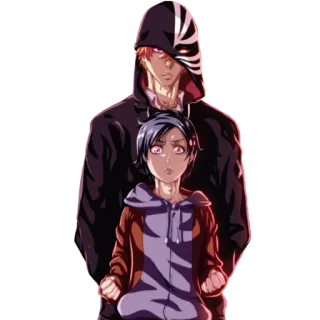 😠 anime, manga, mask, hoodie, teen telegram sticker