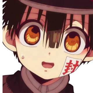 @StikerOtGusi Jibaku Shounen Hanako-kun whatsapp stickers