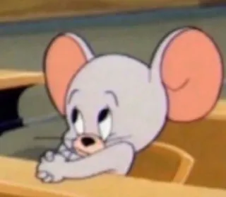 🖤 Jerry Mouse Tom and Jerry Cartoon, Maus, animiert telegram sticker