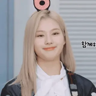 🥡 함께 k-pop, girl, woman, together, smile telegram sticker
