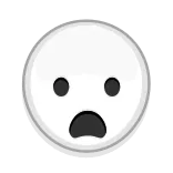 😦 Emoji, Traurig, Unglücklich, Gesicht, Ausdruck telegram sticker