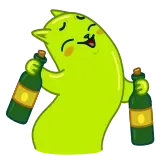 Colored Cats telegram stickers