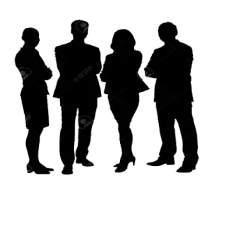 😕 gente de negocios, silueta, equipo, oficina, corporativo telegram sticker
