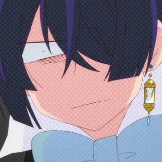 ♟ anime, cartoon, portrait, face, expression telegram sticker