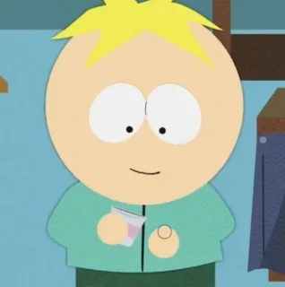 🌟 Butters Stotch South Park dibujos animados, Butters, South Park, personaje whatsapp sticker