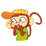 Monkey whatsapp stickers