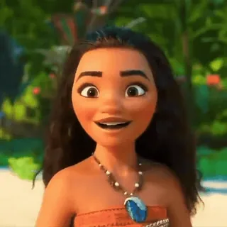 😀 Moana モアナ, ディズニー, アニメ, プリンセス, アニメーション, 海, 映画キャラクター whatsapp sticker