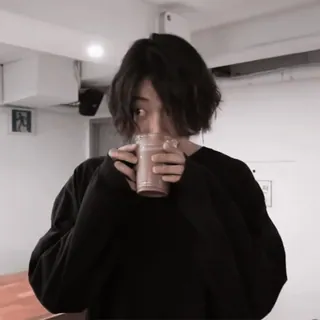 🐇 Orang, Minum, Minuman, Kopi, Dalam ruangan telegram sticker