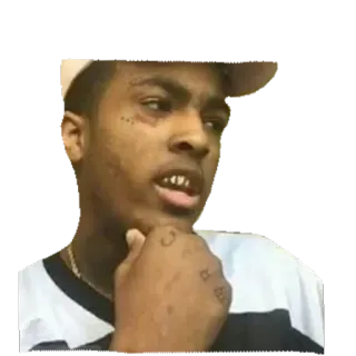 🤔 XXXTentacion 래퍼, 음악, 인물사진, 사람, 남자 telegram sticker
