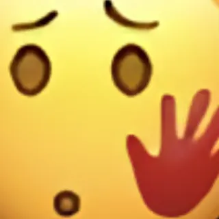 🤕 emoji, face, hand, stop, halt telegram sticker