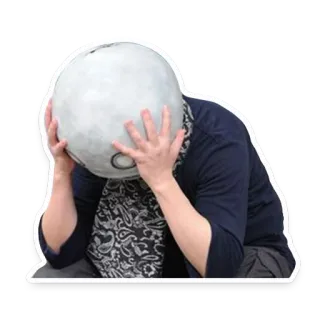 😒 gestresst, Kopf in Händen, Angst, Verzweiflung, traurig, Scheitern whatsapp sticker