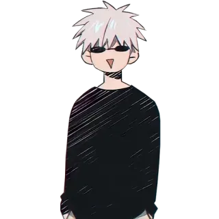 😎 Satoru Gojo Jujutsu Kaisen Anime, Gojo, Manga, Brille, Jujutsu Kaisen telegram sticker