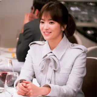 😁 Song Hye-kyo Koreanische Schauspielerin, Promi, Mode, Stil, Porträt whatsapp sticker