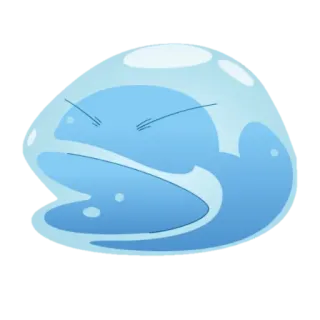 😆 Rimuru Tempest That Time I Got Reincarnated as a Slime Аниме, Слизь, Исекай, Фэнтези, Манга, Римуру telegram sticker