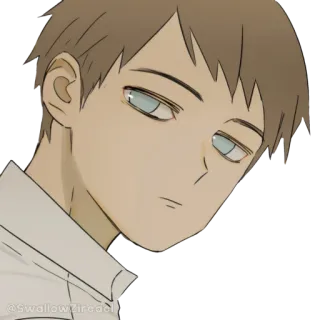 😐 @SwallowZirodeh Anime, Personaje, Retrato, Chico telegram sticker