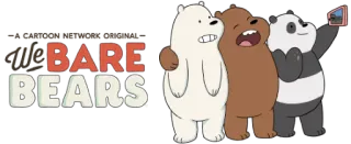 ⭐ We Bare Bears cartoni animati, orsi, animazione, commedia, carino, famiglia, Cartoon Network telegram sticker