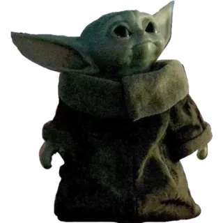 😏 Grogu The Mandalorian Grogu, Baby Yoda, The Mandalorian, Star Wars, Disney, Lucu, Kartun telegram sticker