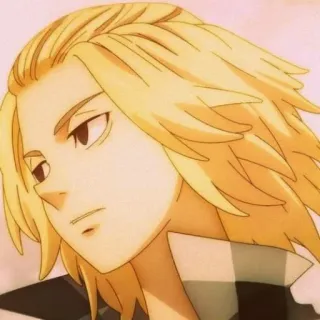 🧀 Manjiro Sano Tokyo Revengers Anime, Charakter, blond, Tokyo Revengers, Manjiro Sano, Mikey telegram sticker