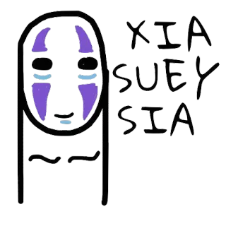 🙄 Xla Sueysta A Viagem de Chihiro, Sem Rosto, Studio Ghibli, xla, sueysta, Anime whatsapp sticker