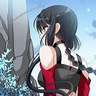 👍 애니메이션, 소녀, 만화, 여자, 만화영화 telegram sticker